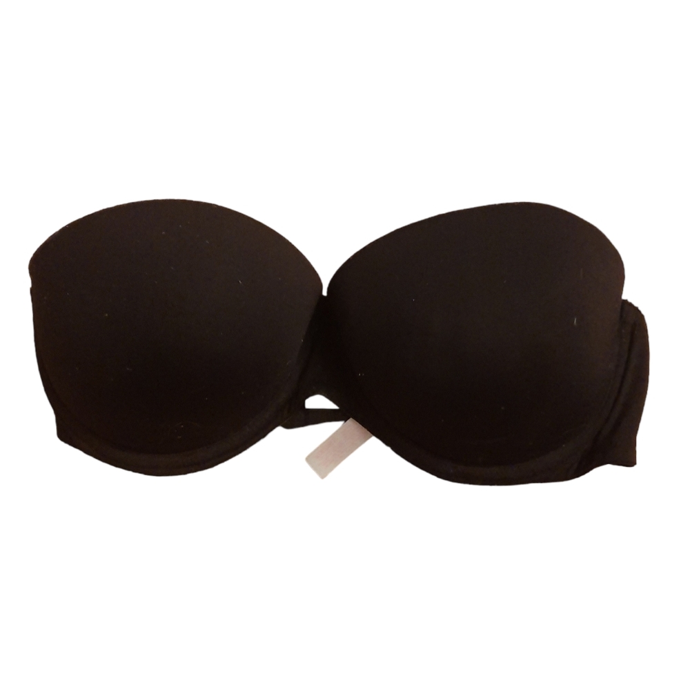 PINK by Victoria's Secret Black Strapless Bra 34C